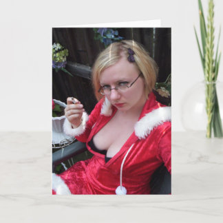 De Onderbreking van de rook Feestdagen Kaart