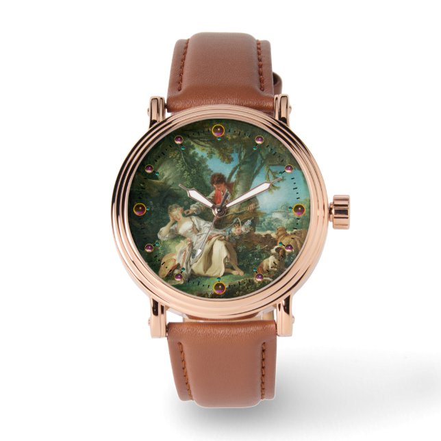 De onderbroken slaap van François Boucher Horloge (Voorkant)