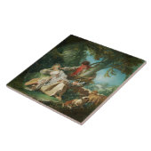 De onderbroken slaap van François Boucher Tegeltje (Zijkant)