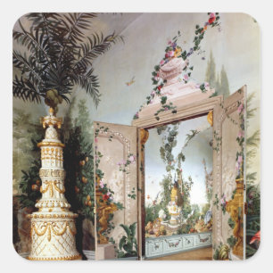 De onderdelen van de Bergl Vierkante Sticker