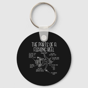 De Onderdelen Van Een Vissende Molen - Grappig Vis Sleutelhanger