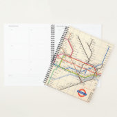 De Ondergrondse Kaart van Londen Planner (Display)