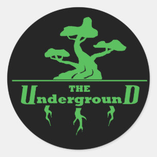De ondergrondse Vaping Shop Logo stickers