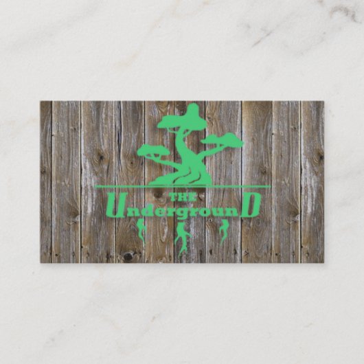 De ondergrondse Visitekaartjes (Voorkant)