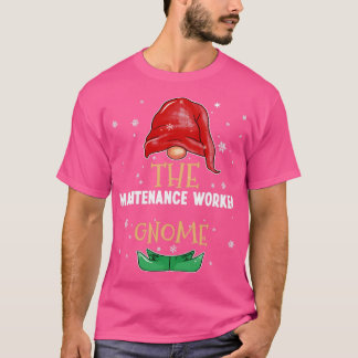 De onderhoudswerker Gnome Family Matching Chris T-shirt