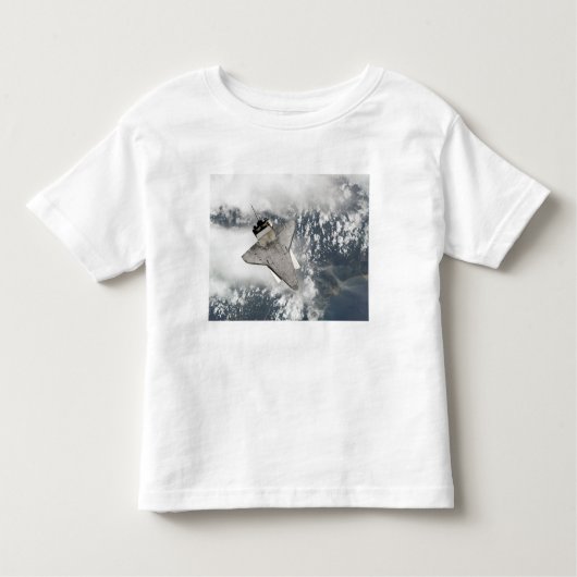 De onderkant van de ruimteshuttle Discovery Kinder Shirts (Voorkant)
