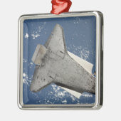 De onderkant van ruimteshuttle Discovery 2 Metalen Ornament (Links)
