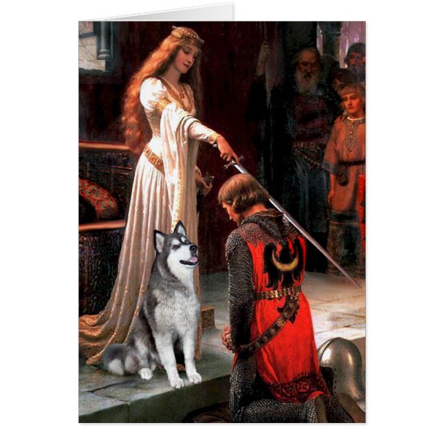 De onderscheiding - Alaskan Malamute (Voorkant)