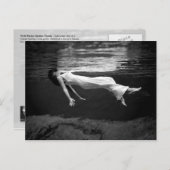 De onderwater Fotografie van de Mode Briefkaart (Voorkant / Achterkant)