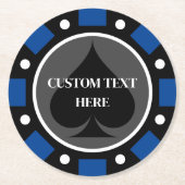 De onderzetters van de casinopoker spaander met do (Voorkant)