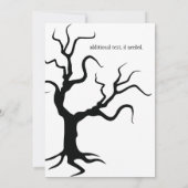 De ondiepe Uitnodiging eet, Drink, & is eng! (Achterkant)