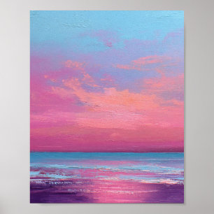 De oneindige echo van zonsondergang poster