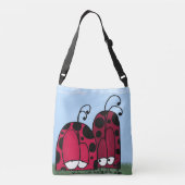 De ongeëvenaarde illusie van de Liefde Ladybug Crossbody Tas (Achterkant)