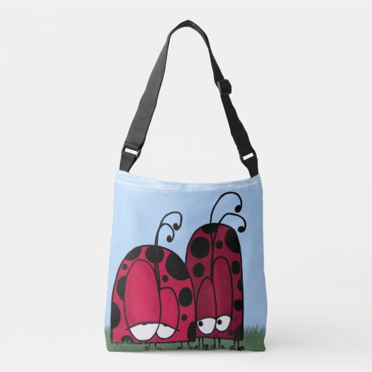 De ongeëvenaarde illusie van de Liefde Ladybug Crossbody Tas (Voorkant)