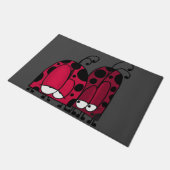 De ongeëvenaarde illusie van de Liefde Ladybug Deurmat (Schuin)