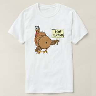 De ongehoorzame Grappen van de Thanksgiving T-shirt