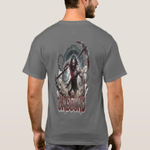 DE ONGEKETENDEN – Dark Fantasy Reaper Grafische T-