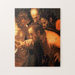 De ongelovigheid van Sint Thomas door Caravaggio Legpuzzel