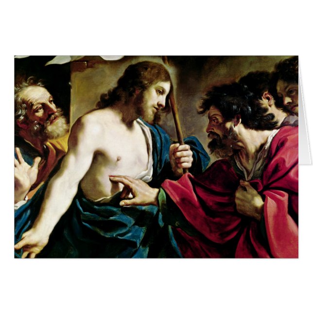 De ongelovigheid van St. Thomas (Voorkant Horizontaal)