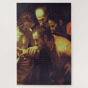 De ongelovigheid van Thomas door Caravaggio Legpuzzel