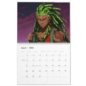 De ongetemde Saiyan koning Kalender (Mar 2026)