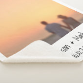 De onmiddellijke fotonamen van de terugkeer modern sherpa deken (3/4)