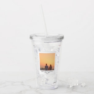 De onmiddellijke namen van de fotoreparkvrienden v acryl drinkbeker