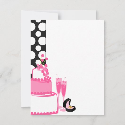 De onmogelijke bruiloft Stack bedankt nota nr. 5 Notitiekaartje (Achterkant)