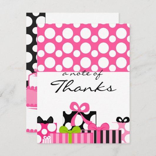 De onmogelijke bruiloft Stack bedankt nota nr. 5 Notitiekaartje (Voorkant / Achterkant)