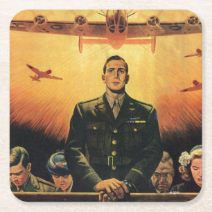 De onsterfelijke Harpy Vierkante Kartonnen Onderzetter