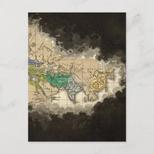 De ontbinding van het Western Rijk 476 AD Briefkaart