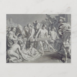 De ontdekking van het ware kruis briefkaart