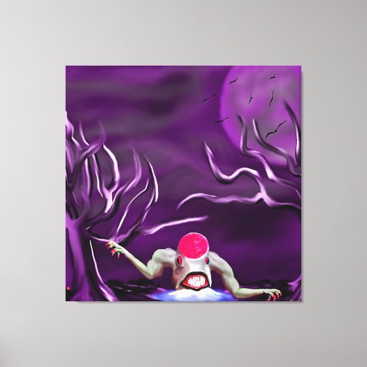 De Onthulde Gedachte Canvas Afdruk (Voorkant)