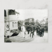 De onthulling van de herdenking van de oorlog briefkaart (Voorkant)