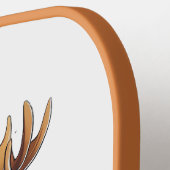 De Ontmoeting eland jacht humoristisch Pickleball Paddle (Links Detail)