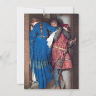 De ontmoeting op de torenttrap (F.W. Burton) Kaart