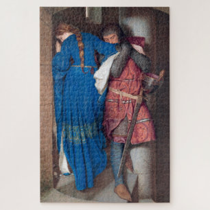 De ontmoeting op de torenttrap (F.W. Burton) Legpuzzel