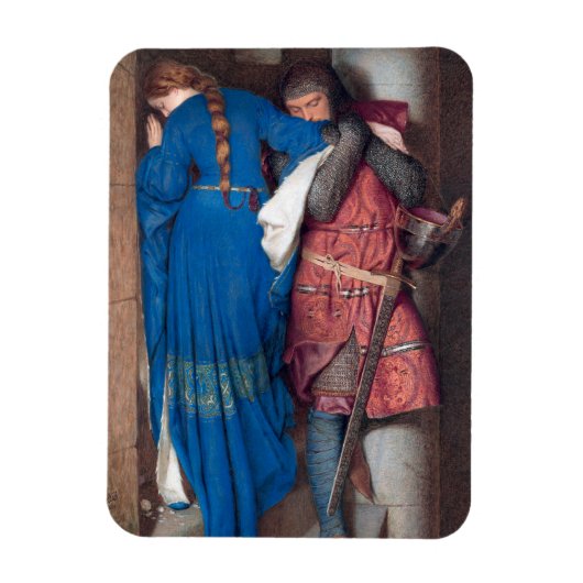 De ontmoeting op de torenttrap (F.W. Burton) Magneet (Verticaal)