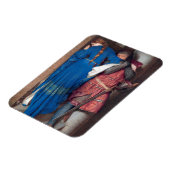 De ontmoeting op de torenttrap (F.W. Burton) Magneet (Linkerzijde)