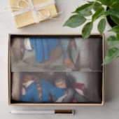 De ontmoeting op de torenttrap (F.W. Burton) Tissuepapier (Geschenk)