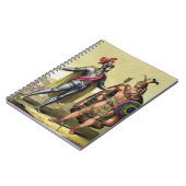 De ontmoeting tussen Hernando Cortes (1485-1547) Notitieboek (Linkerzijde)