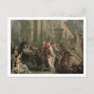 De ontscheping van Cleopatra bij Voetwortel (olie Briefkaart