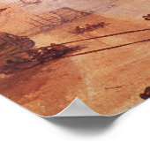 De ontscheping van de aankomst in een haven poster (Hoek)