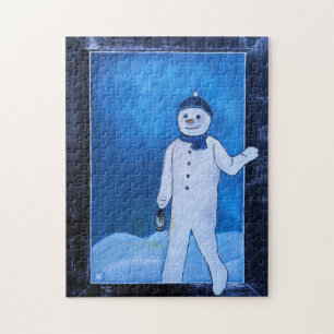 De ontsnapping van de sneeuwman Schilderij van Alf Legpuzzel