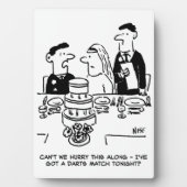 De Ontvangst van het huwelijk Bridegroom heeft een Fotoplaat (voorkant)