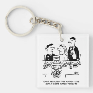 De Ontvangst van het huwelijk Bridegroom heeft een Sleutelhanger