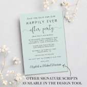 De Ontvangst van het huwelijk Foto Mint sparen de Aankondiging