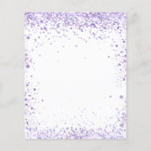 De ontvangstdetails van de bruiloft schenden glitt (Achterkant)