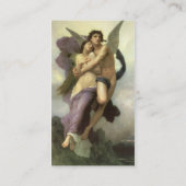 De ontvoering (Rovatie) van Psyche door Bouguereau Visitekaartje (Achterkant)
