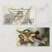 De ontvoering (Rovatie) van Psyche door Bouguereau Visitekaartje (Voorkant / Achterkant)
